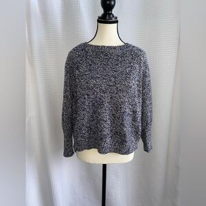 Women’s POLO RALPH LAUREN oversized silk &Cotton knit crew neck sweater sz small